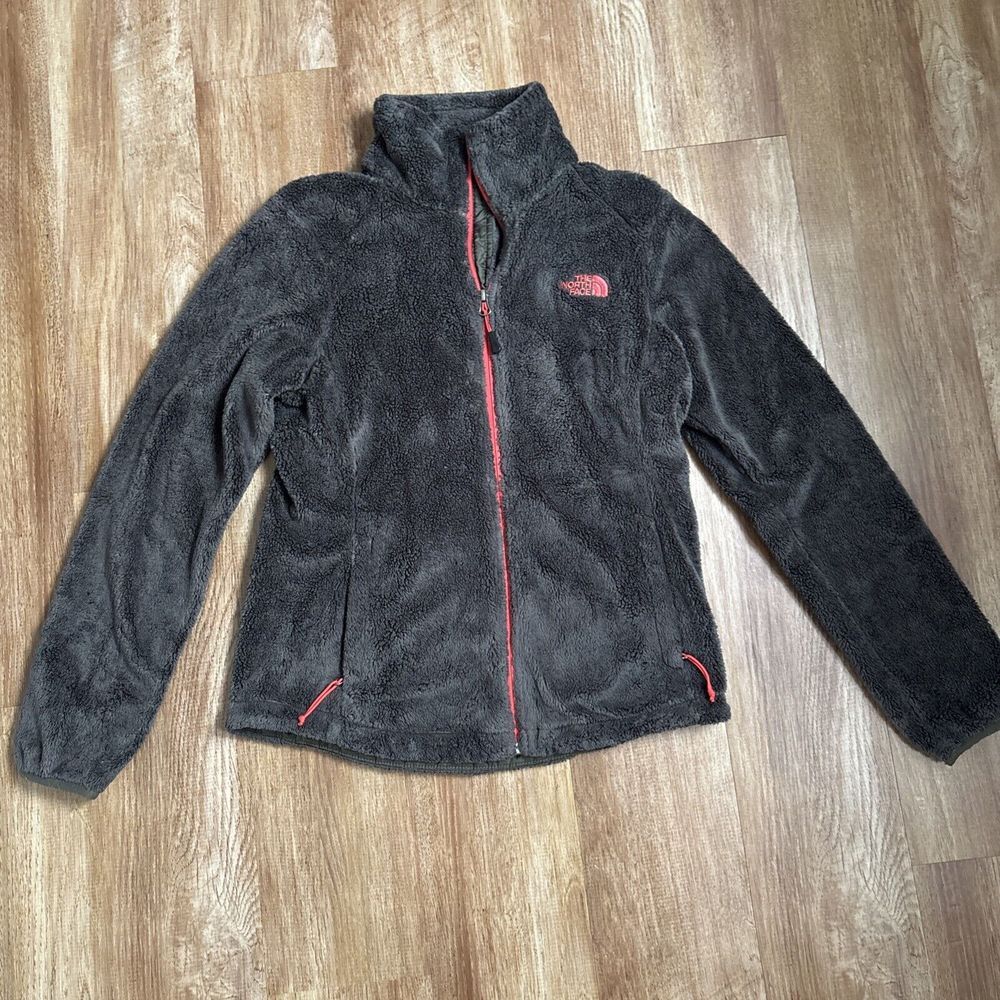 The North Face Osito Fleece Zip Up Jacket Dark Khaki Green Women's‎ Small